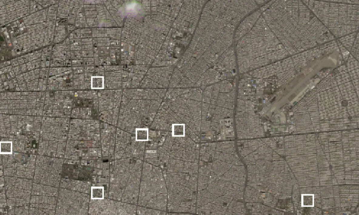 Bellingcat: Overview of police station strikes across Tehran