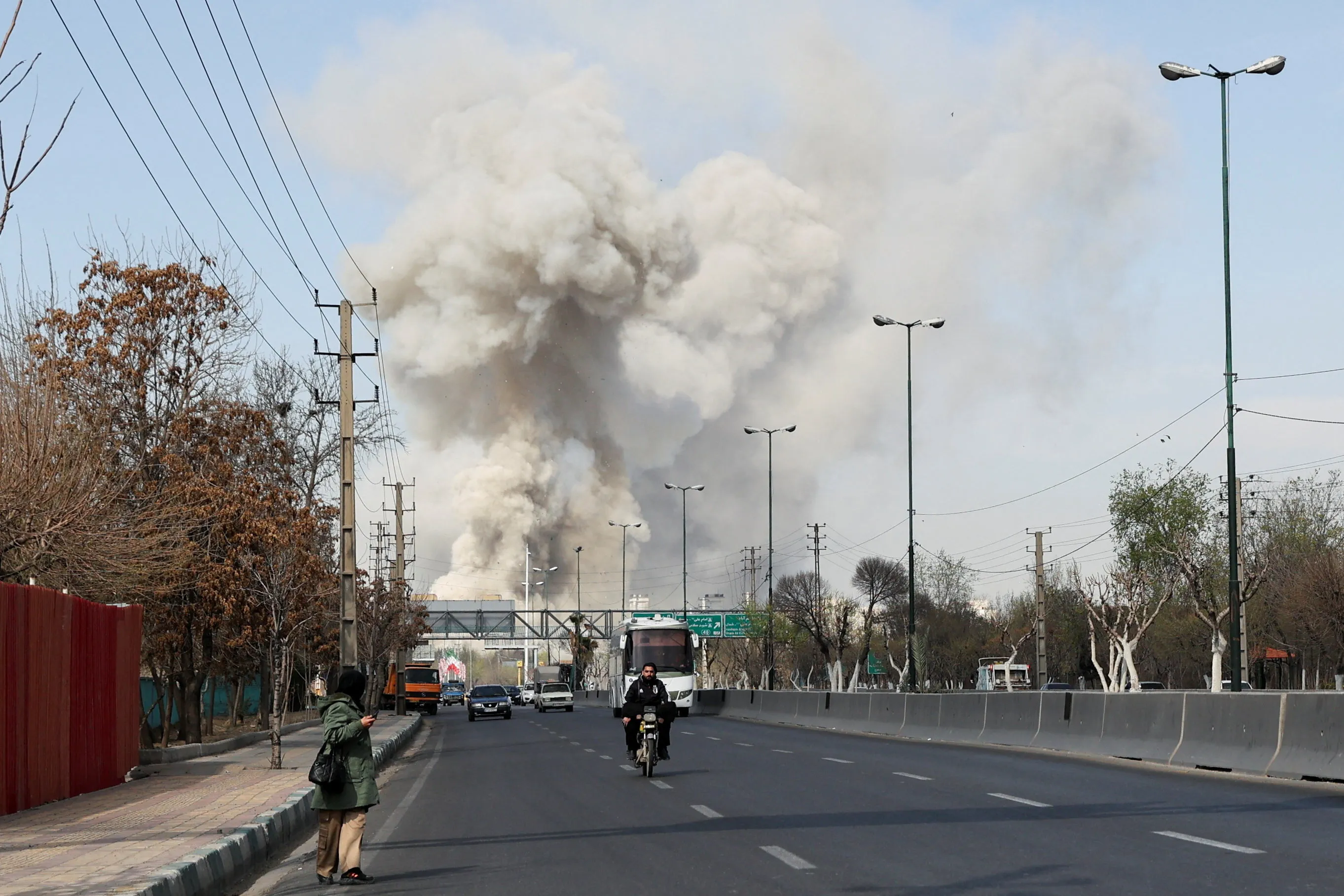Western Tehran suburb of Parand — Day 7 collateral damage as IRGC industrial and electronic warfare facilities in the industrial zone are struck