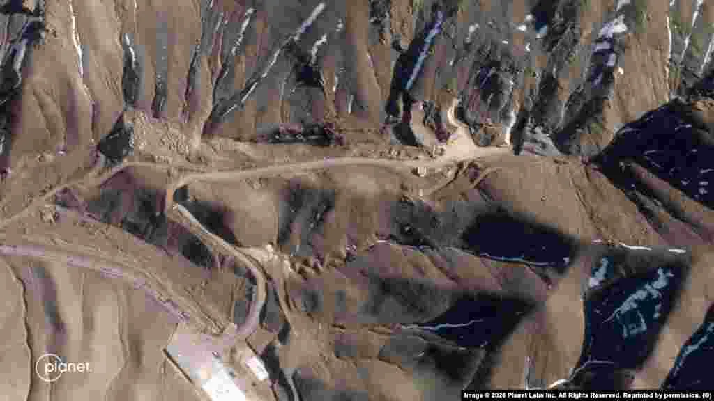 Iranian nuclear complex aerial view BEFORE Phase 3 — Qom undeclared facility and Fordow secondary caverns are the final targets in the nuclear campaign